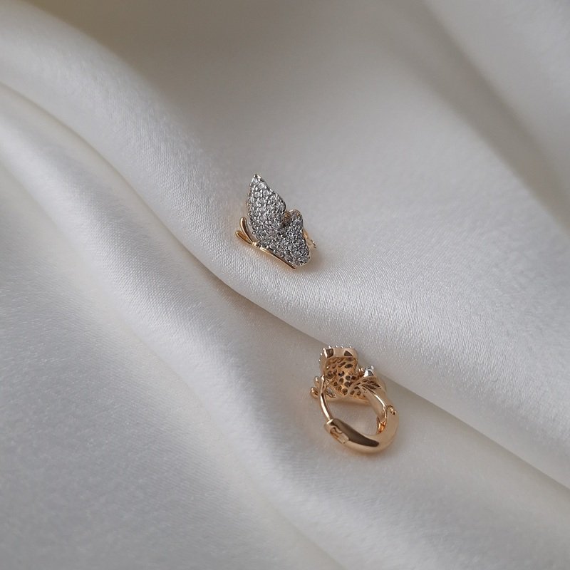 Auskarai mergaitėms "Drugeliai“