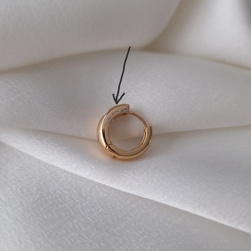 Auskarai „Širdelės” 2