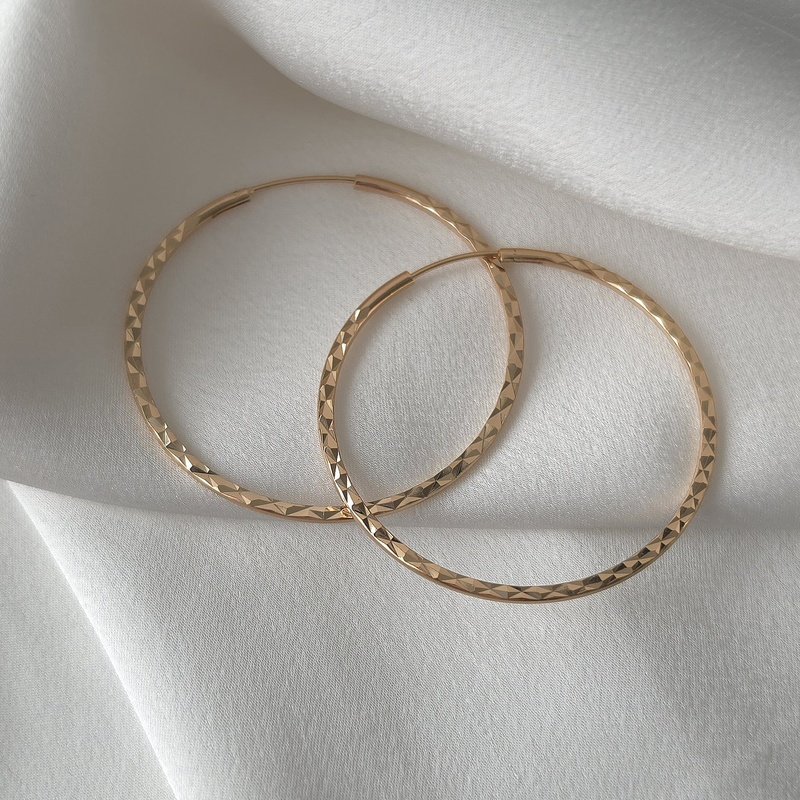 Auskarai 4,5cm.