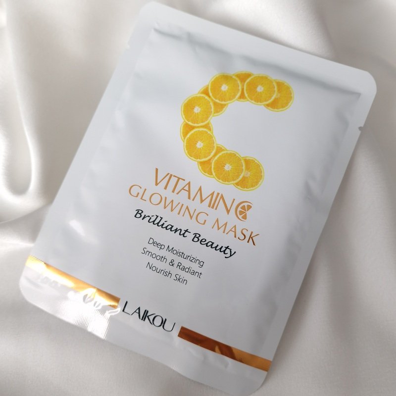 LAIKOU Vitamin C Glowing Mask Veido Kaukė