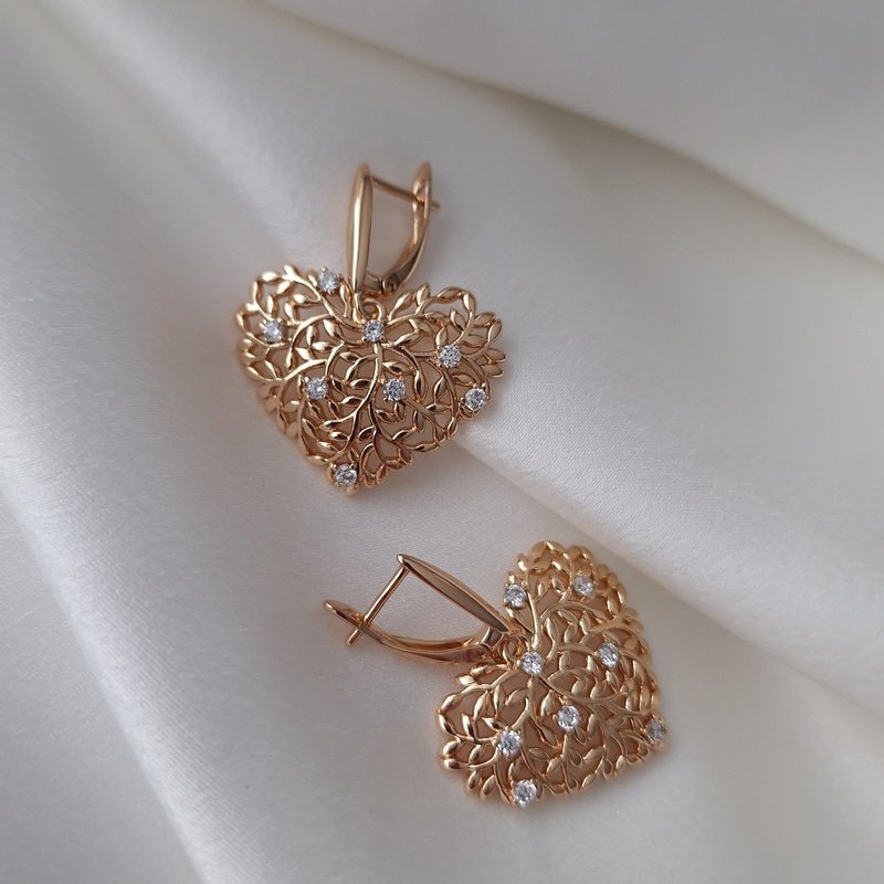 Auskarai „Širdelės”