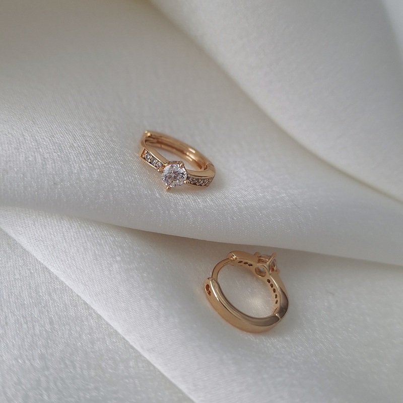 Auskarai 1,2cm.